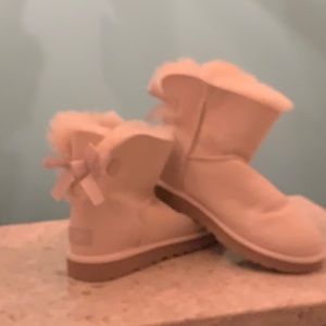 Ugg white suede boots